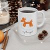 Orange Balloon Dog Theme Mug