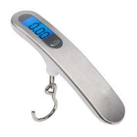 Digital Luggage Scale 50kg Portable LCD Display Electronic Scale Weight Balance Suitcase Travel Bag Hanging Steelyard Scale Tool (Ships From: China, Color: 50KG-3)