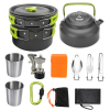 Portable Folding Cookware Set For Outdoor Barbecue Camping Trip Cookware