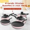 Aluminum Nonstick Cookware Set; Pots & Pans - 8 Piece Set