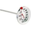 Escali AH1 Stainless Steel Oven Safe Meat Thermometer; Extra Large 2.5-inches Dial; Temperature Labeled for Beef; Poultry; Pork; and Veal Silver NSF C